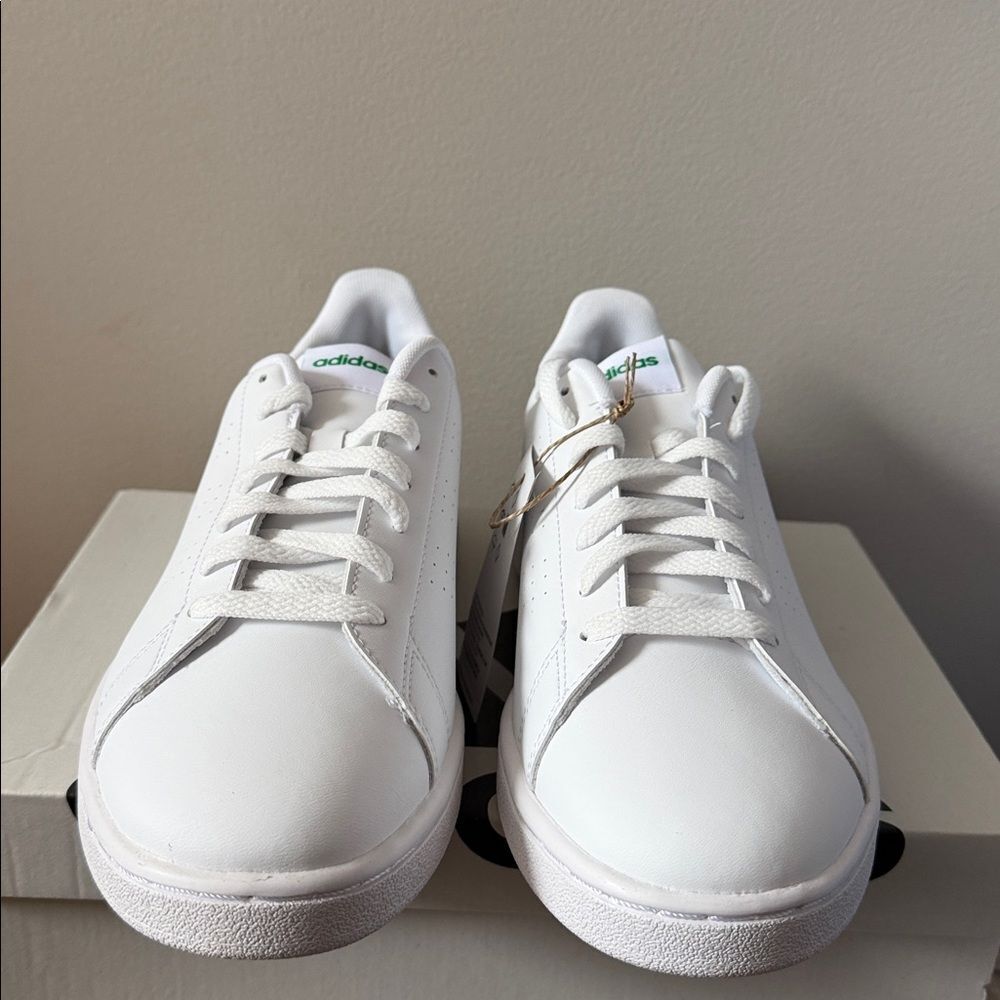Adidas Advantage White Green GZ5300 Men’s Size 7 - Picture 3 of 6